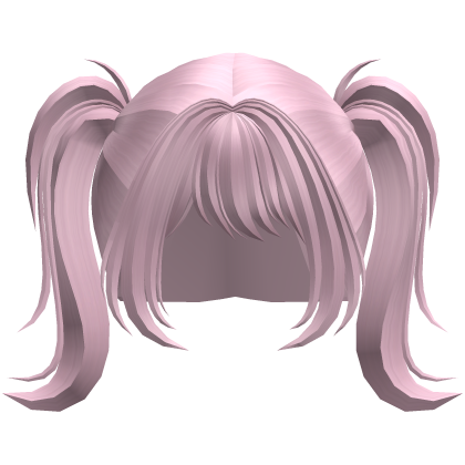 Pink Soft Anime pigtails