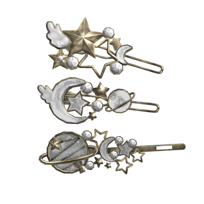 Celestial Hair Clips