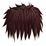 red fantasy anime hair noctis