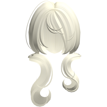 ♡: cutesy doll swirly pigtails in light blonde Roblox item