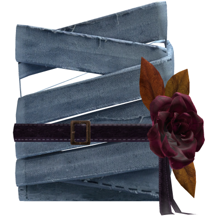 LEFT Shoulder Bandage - Blue Rose Wrap Roblox item