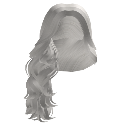 White Beautiful Wavy Hair Roblox item