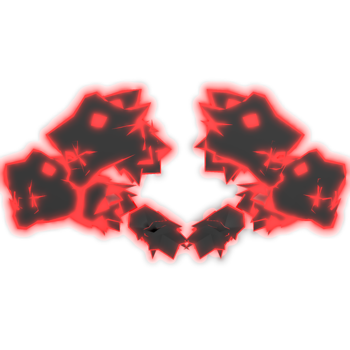 Emissive Red Shoulder Dragons