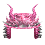 Cute Pink Sparkle Time Fedora Crown Horns Headset