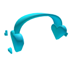 Blue Heart Sound Headphones