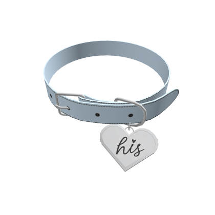blue his heart puppy necklace