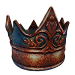 Antique Copper Boyar Crown