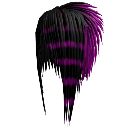 Long Fushsia Raccoon Scene Emo Hair Roblox item