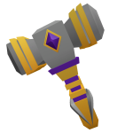 Purple and Gold Luxury Hammer