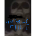 Flute playing clothes shop