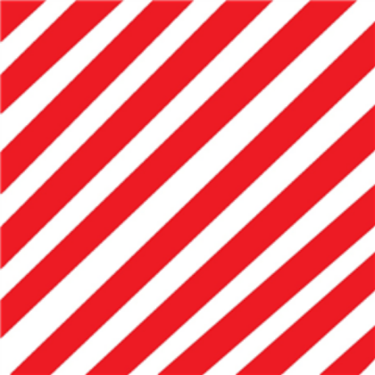 Red and white caution tape Roblox decal