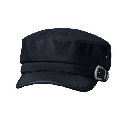Blue Buckle Belt Beret Cap Roblox item