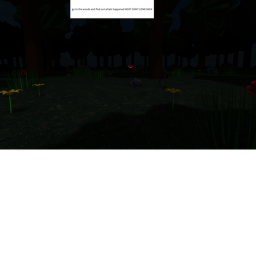alone in the woods