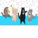 party with the cats