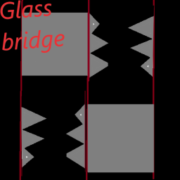 SQUID GAME GLASS BRIDGE! (REALLY HARD)