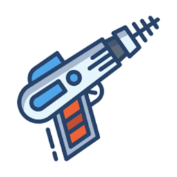 A laser tag game