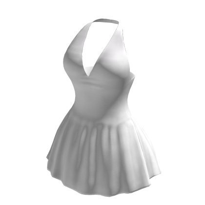 Halter Dress White Adorable Princess Basic Chibi thumbnail