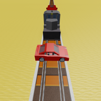 Car vs Train VIP Into In Car Trucks