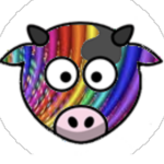 Rainbow cows of the world!!!!