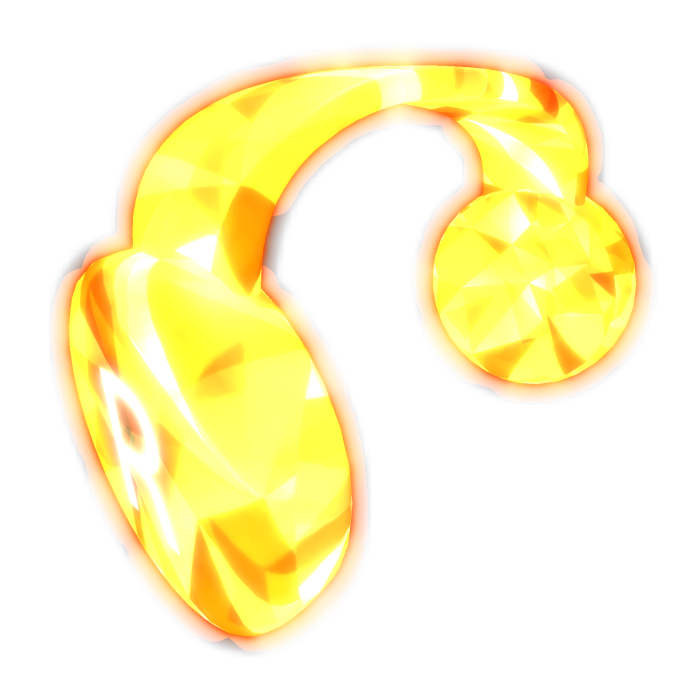 Emissive Gold Sparkle Time Clockwork Headphones