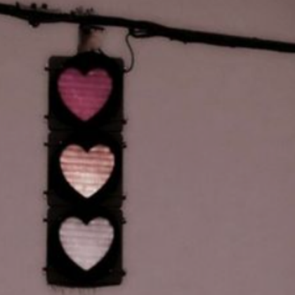 hearts on traffic light Roblox decal
