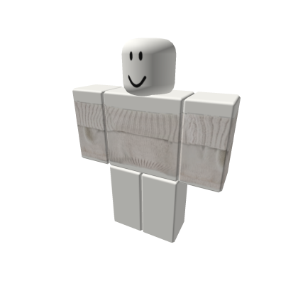 white sweater