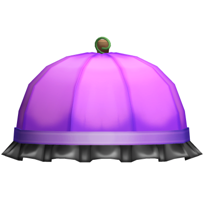 ♡ : cute purple pumpkin bucket hat