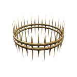 Antique Gold Spire Crown