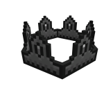 Grey Pixelated Crown