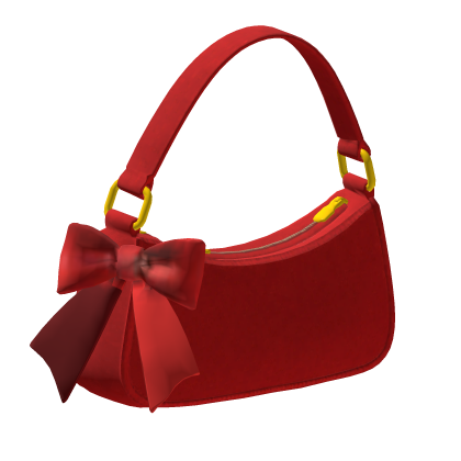🎀 Cute Red Bow Bag