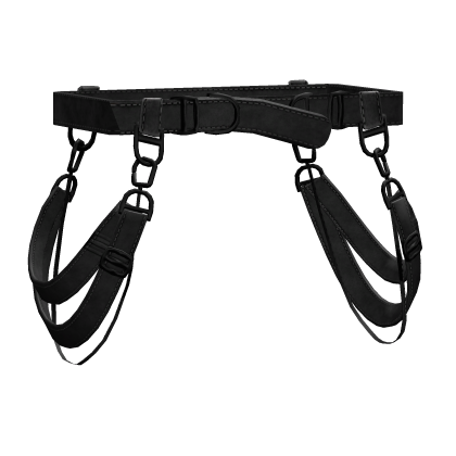 Black Elite Suspender Waist Straps V2 thumbnail