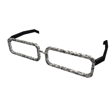 White Rectangle Sunglasses