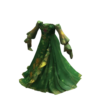 green dress roblox Elegant festive green dress | Roblox Item