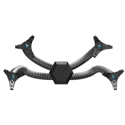 White Robot Tentacle Arms