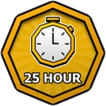 25 HOUR Roblox badge thumbnail