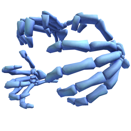 Pastel Blue Skelehands See No Evil Roblox item
