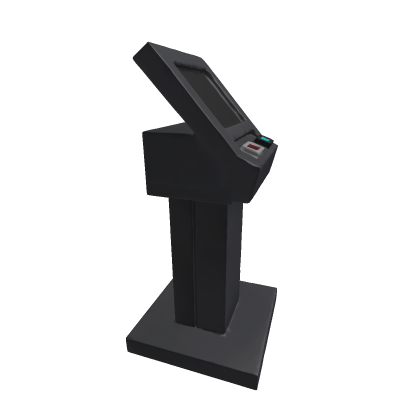 Self Service Order Terminal — Stylized Low-Poly