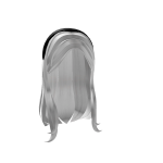 White Hair with Headband