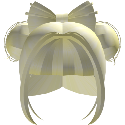 ᜊ ꒰ kawaii harajuku twin bun bow hair in yellow thumbnail