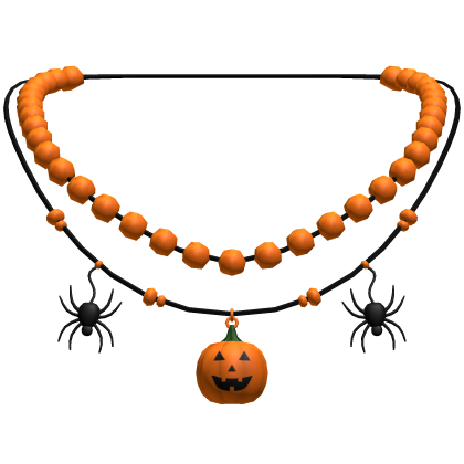 Y2K Halloween Pumpkin Necklace 🎃