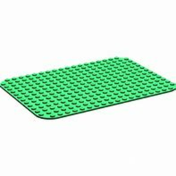 a green baseplate