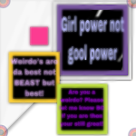 Girl group! Stay positive girls!