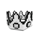 White Pixel Crown