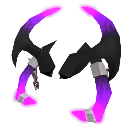 Wraith Silver Chained Horns (Purple)🌟