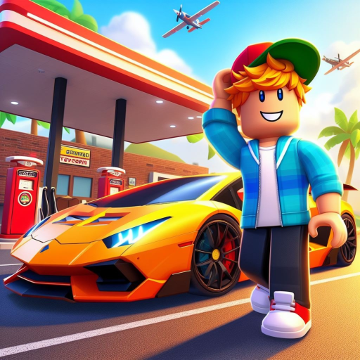Gas Station Tycoon official Roblox game thumbnail