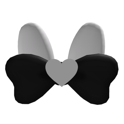 cute black bow w bunny ears