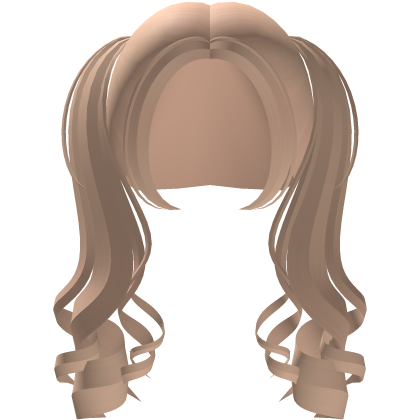 ♡ blonde messy full pigtails Roblox item