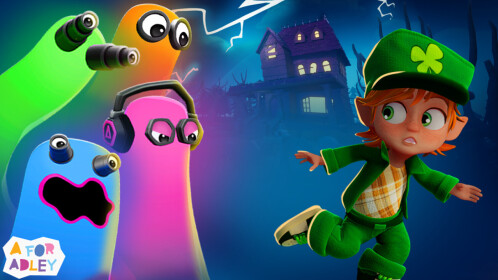 Rainbow Ghost Run - A for Adley Survive!