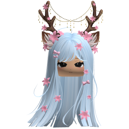 Ethereal Christmas Fairy Fawn Hair w/ Antlers