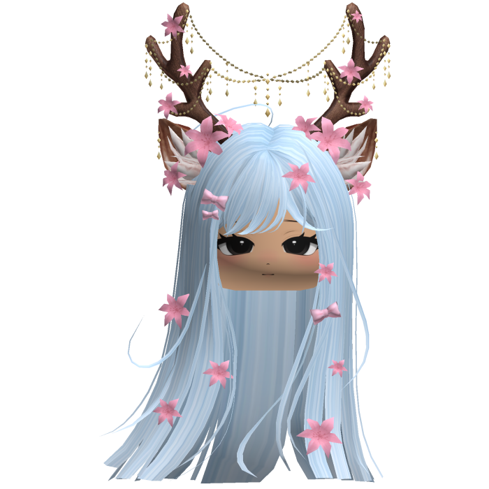 Ethereal Christmas Fairy Fawn Hair w/ Antlers